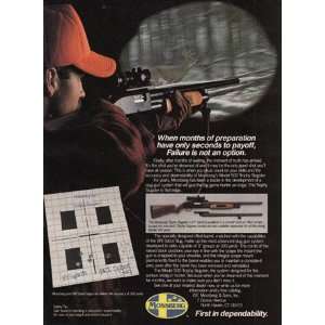 Print Ad 1988 Mossberg Trophy Slugster Mossberg  Books