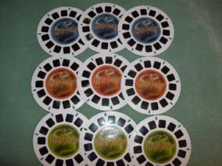 Lot of Viewmaster Reels   Harry Potter   9 Movie View Reels  