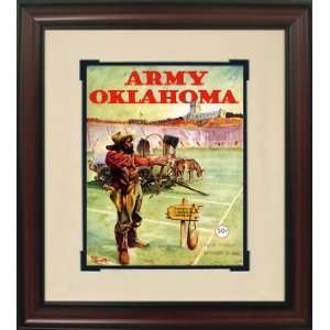  1946 Oklahoma vs. Army Historic Football Program Cover 