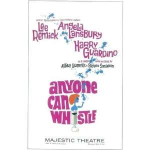  Anyone Can Whistle (Broadway) PREMIUM GRADE Rolled CANVAS 