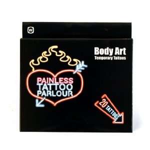  BODY ART Temporary Tattoos The Painless Tattoo Parlour Toys & Games