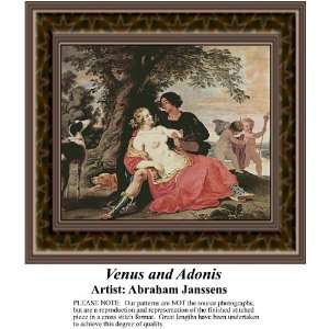  Venus and Adonis, Counted Cross Stitch Patterns PDF 