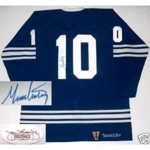 George Armstrong Autographed Jersey   Jsa