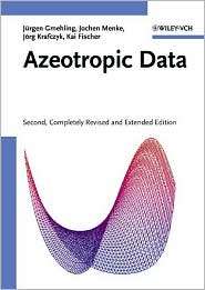 Azeotropic Data, (3527308334), Jurgen Gmehling, Textbooks   Barnes 