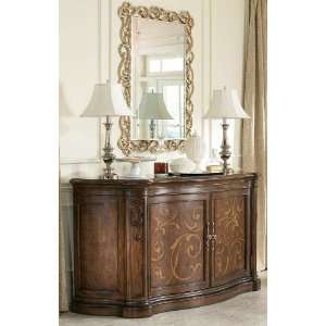   Couture Credenza with Maple Veneer Marquetry