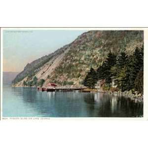   Reprint Lake George NY   Rogers Slide 1900 1909