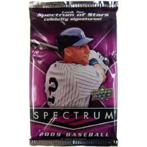  Upper Deck MLB 2009 Spectrum Trading Cards (1 Pack 