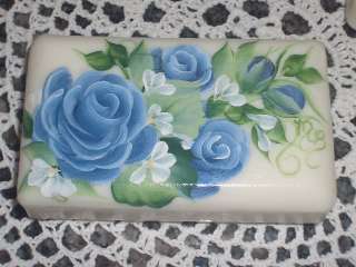 NEW* hp Cottage BLUE ROSE Chic Shabby SOAP Victorian*  