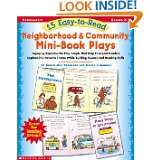 15 Easy to Read Neighborhood & Community Mini Book Plays (Grades KP2 