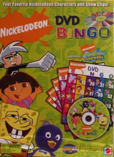 Nickelodon Nick Jnr DVD Bingo Game SpongeBob New in Box  