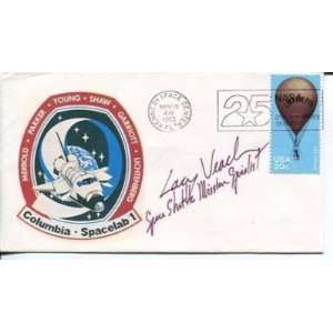 Charles Lacy Veach NASA Astronaut Signed Autograph FDC   Sports 