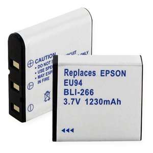   1230 mAh Black Digital Camera Battery for Epson EPALB2