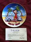 Betty Boop Collector Plate ~ Barnyard Beauty ~ From The Danbury Mint 