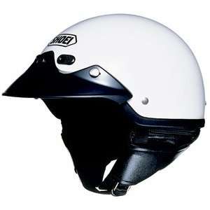  Shoei ST Cruz White Half Helmet   Size  Extra Small 
