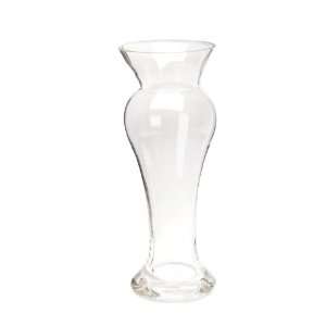  Gerson Everlasting Glow 12 Inch Curved Glass Vase