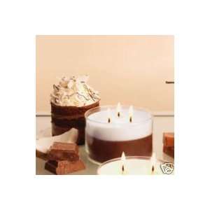  Partylite Coconut Chocolate Mousse 3 Wick Jar Candle