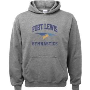 Fort Lewis College Skyhawks Sport Grey Youth Varsity Washed Gymnastics 