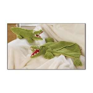  Green Alligator Nummy Blanket Baby