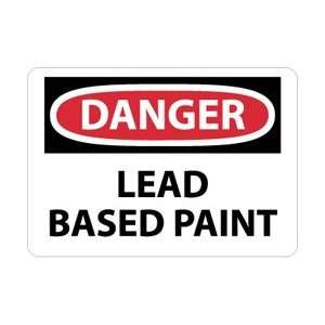 D299R   Danger, Lead Based Paint, 7 X 10, .050 Rigid Plastic 