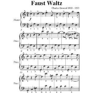  Faust Gounod Easy Piano Sheet Music Charles Gounod Books