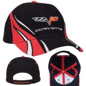  C6 Corvette Vanishing Point Hat   Black Automotive