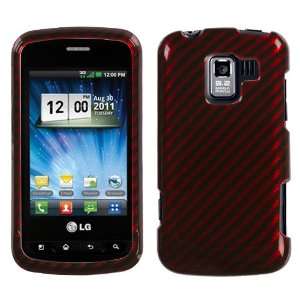  Racing Fiber/Red(2D Silver) Phone Protector Faceplate 