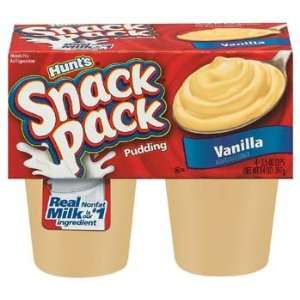 Hunts Vanilla Pudding Snack Pack 4 pk Grocery & Gourmet Food
