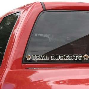   Oral Roberts Golden Eagles Automobile Decal Strip