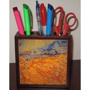  Rikki KnightTM Van Gogh Art Reaper 5 Inch Tile Maple 