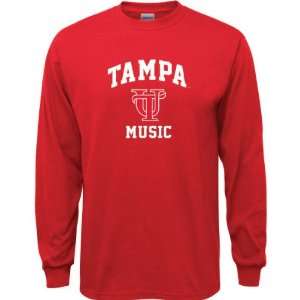  Tampa Spartans Red Youth Music Arch Long Sleeve T Shirt 