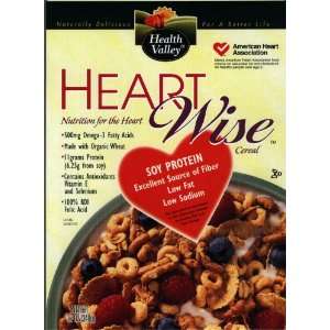  Health Valley, Cereal Heartwise Org3, 12 OZ (Pack of 1 