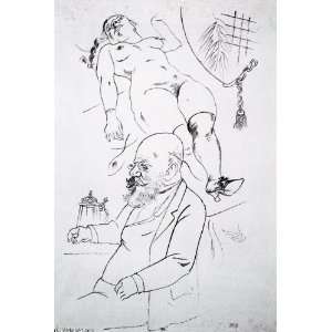  Hand Made Oil Reproduction   George Grosz   32 x 48 inches 