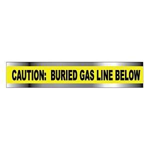  Detectable Underground Warning Tape   Caution Buried Gas 