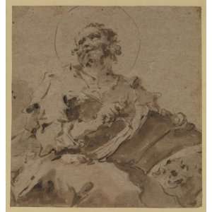   Francesco Lazzaro Guardi   24 x 26 inches   Saint Mark