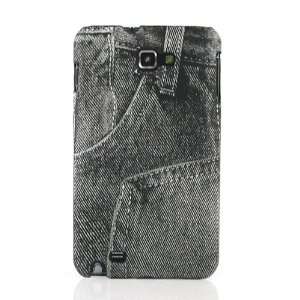 com Grey / Jeans Pattern Hard Case For Samsung Galaxy Note / GT N7000 