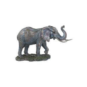  14.25 inch Animal Figure Standing Elephant Collectible Display 