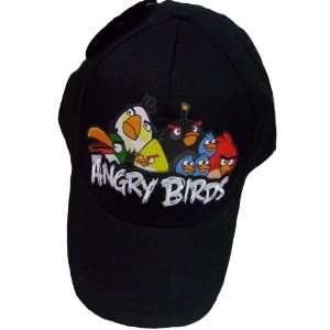    New Angry Birds Black Cap & 2 Personalized Badges Toys & Games