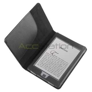 new generic leather case for  kindle touch black quantity 1 keep 