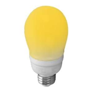  14 Watt Yellow A Shape Compact Fluorescent Bug Light