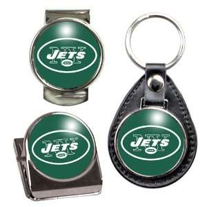  New York Jets NFL 3 Piece Stocking Stuffer Set   Key Chain 