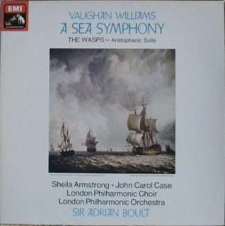 RALPH VAUGHAN WILLIAMS A SEA SYMPHONY UK 2 LP SET NM  