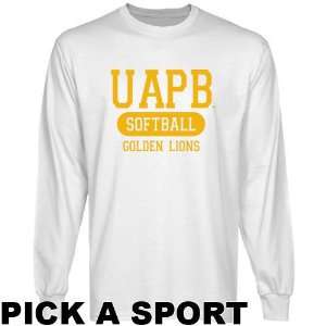  Arkansas Pine Bluff Golden Lions White Custom Sport Long 