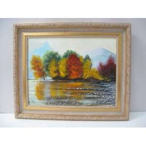  Jon Haber Fall In Georgia Acrylic Painting Arts, Crafts 