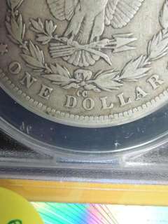 1890 CC Silver Morgan Dollar ANACS F12  