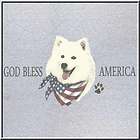 Bless America US American Eskimo Dog T Shirt S,M,L,XL,2X,3X,4X,5X 14 