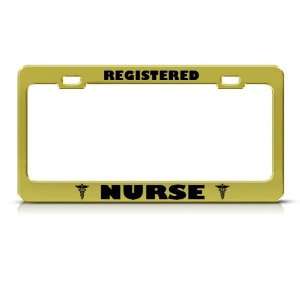  Registered Nurse Metal Career Profession license plate 