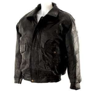  Mens Leather bomber jacket (Medium) 