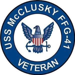  US Navy USS McClusky FFG 41 Ship Veteran Decal Sticker 5.5 
