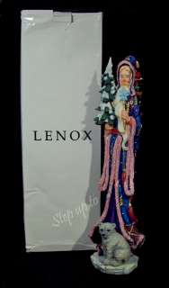 Lenox China The SNOW KING Pencil Santa Collection 2000 in Box Fully 