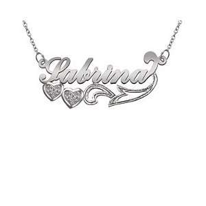  Gold and Silver Personalized Nameplate Necklace Jewelry